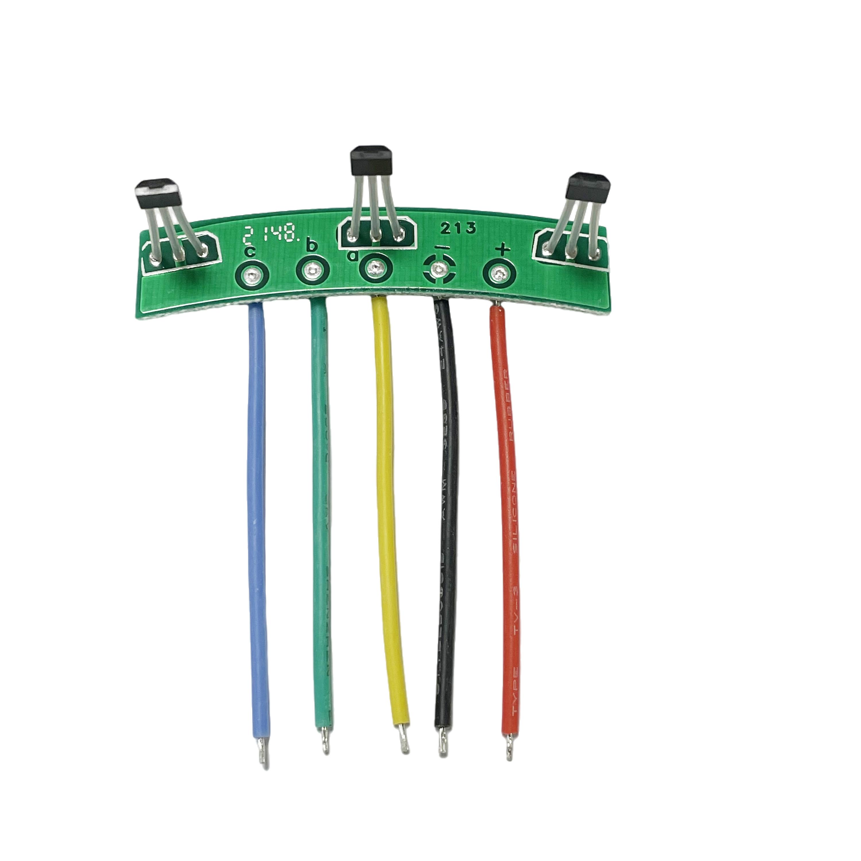 两轮老款 新国标电机 41F通用电机霍尔板元件 霍尔传感器带板带线