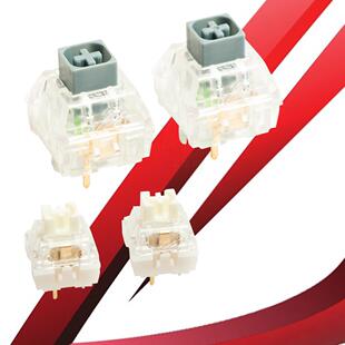 ROG冰暴灰/雪武白/红/棕轴 轴体玩家国度机械键盘原装轴体十字轴