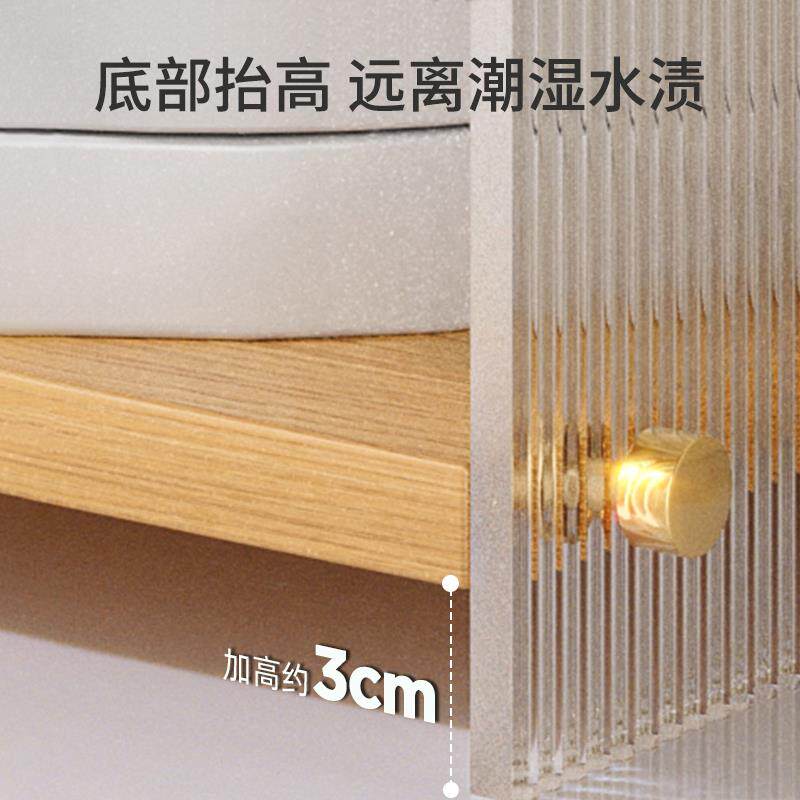 桌面分层置物架餐桌水杯架厨房多功能收纳盒台面整理零食架子pmma