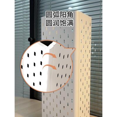 燃气管道遮挡罩定制洞洞板L形U形金属免打孔定制包管弧形厨房装饰