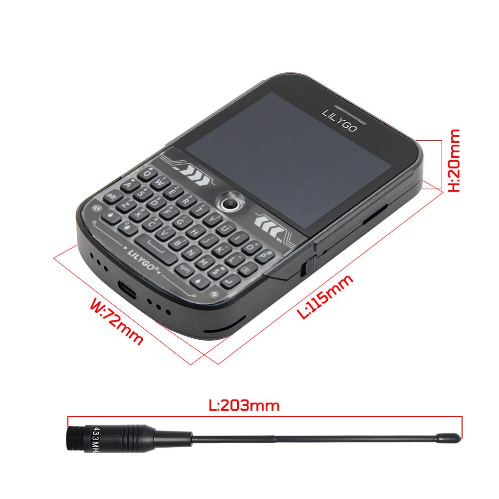 LILYGO® T-Deck Plus ESP32-S3 GPS LoRaWAN+LCD 长距离通信模块