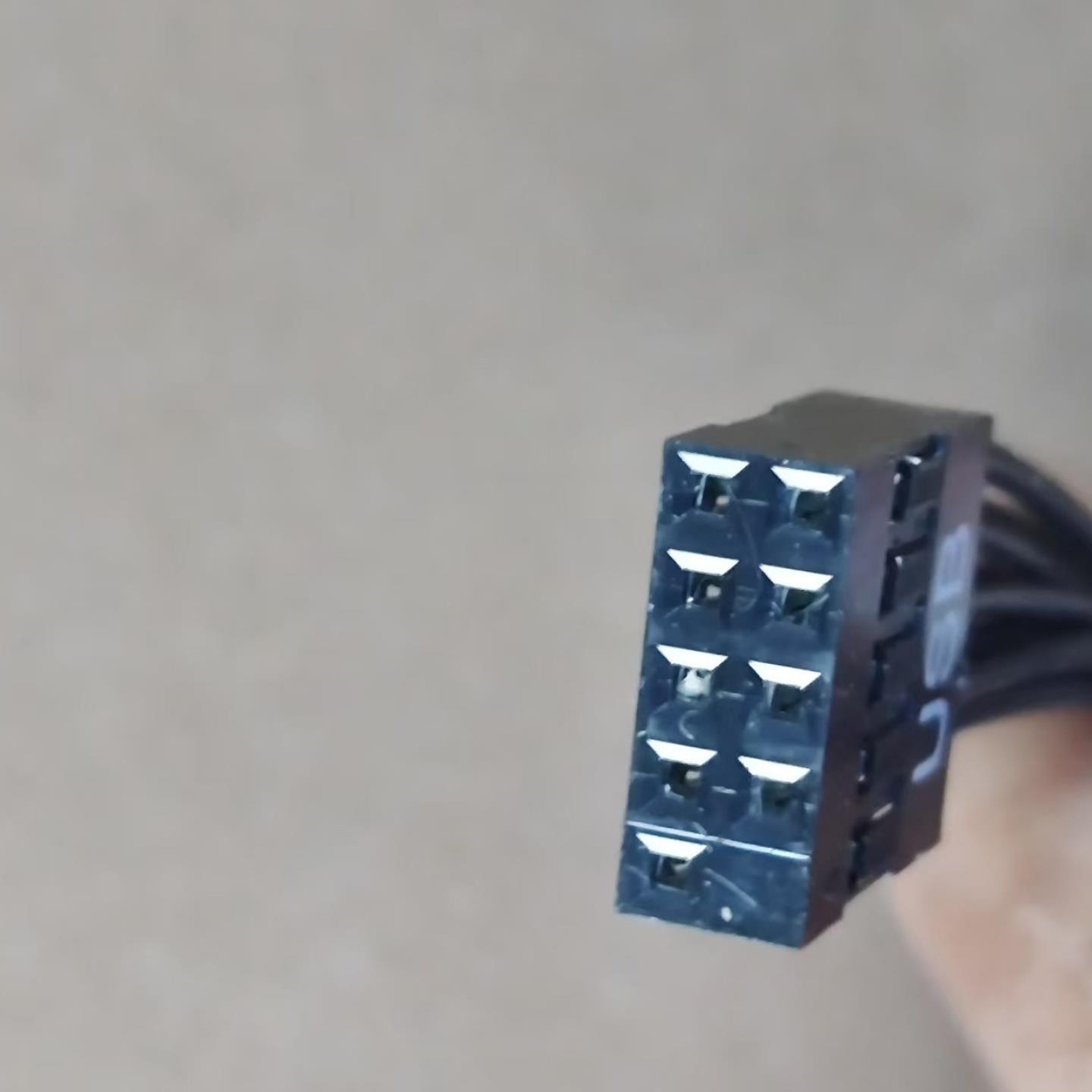 USB9针主板机箱延长线加长公母9P杜邦2.54 2.0间距 0.1米0.2M定制