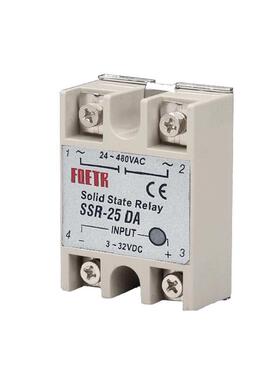 单相 固态继电器 vSSR-25DA AA VA直流控交流220v小型固体 B级