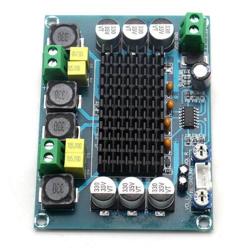 XH-M543 大功率数字功放板TPA3116D2音频放大模块D类双声道2*120W