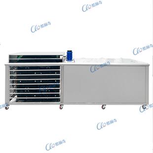 商用降温制冰设备大型盐水式制冰机两吨制冰机10KG冰块制作