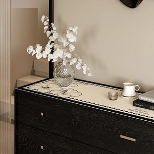 电视柜桌垫进门玄关鞋柜保护垫子免洗防水防油餐边柜桌布天津地毯