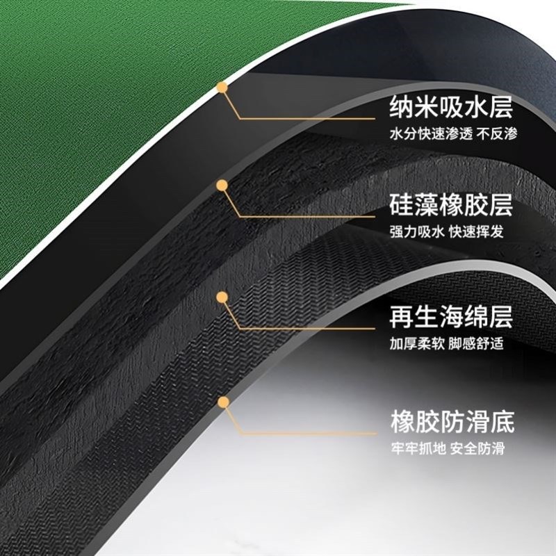 掼蛋桌布麻将打扑圆桌比赛加厚消音硅藻泥桌垫图片