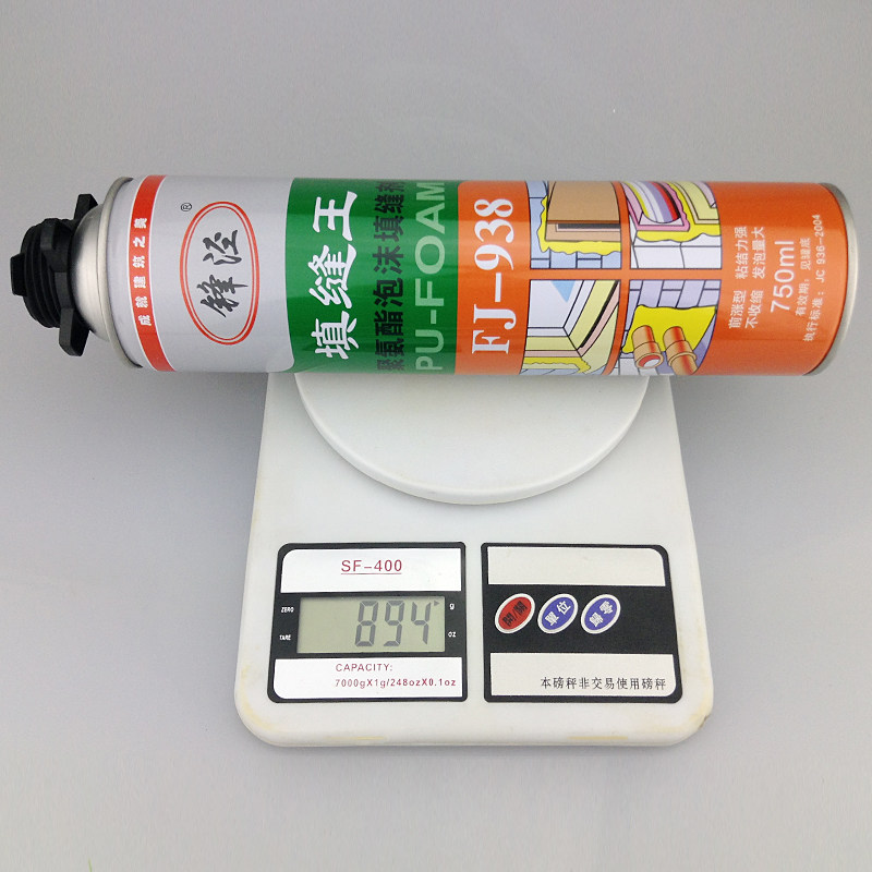 锋泾发泡剂填缝剂泡沫填充剂膨胀发泡胶门型泡沫胶堵洞胶