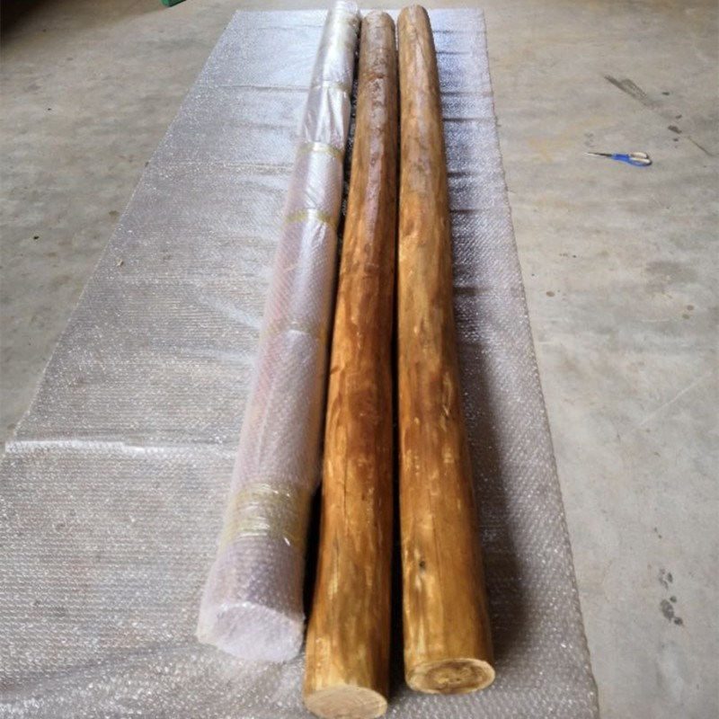 老榆木实木隔断柱子原木房梁木老旧木头凉亭玄关装饰立柱圆木木材