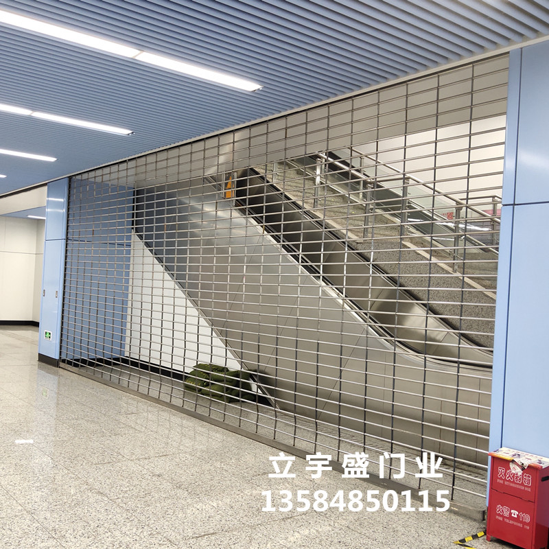 苏州电动水晶卷帘门商铺防盗电动水晶卷闸门电动卷闸门