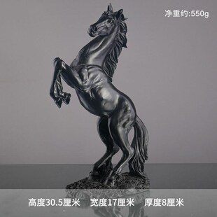 腾空马玄关创意办公桌树脂装饰马高级生肖工艺品马到成功