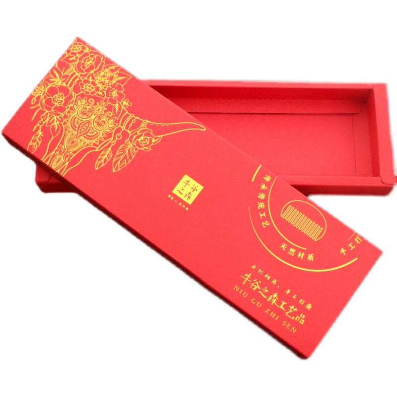 天然牛角部按摩梳子密齿护理洁皮洗漱经络按摩梳长厘