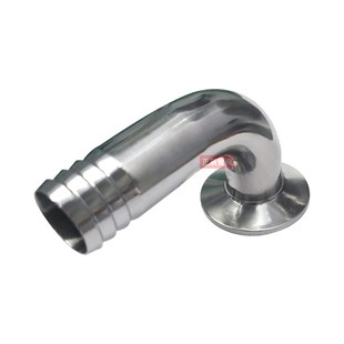 宝塔快装弯头9度卫生级卡箍接头弯管快接水管管件