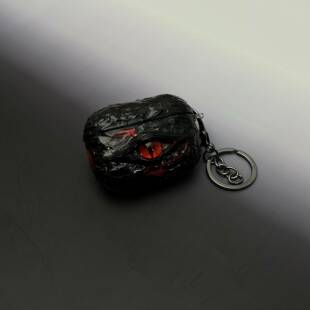 立体夜光克苏鲁神话蓝牙耳机保护套定制适用vivotws4 vivoair3防摔tws4hifi vivoair3pro手工tws3e小众红眼