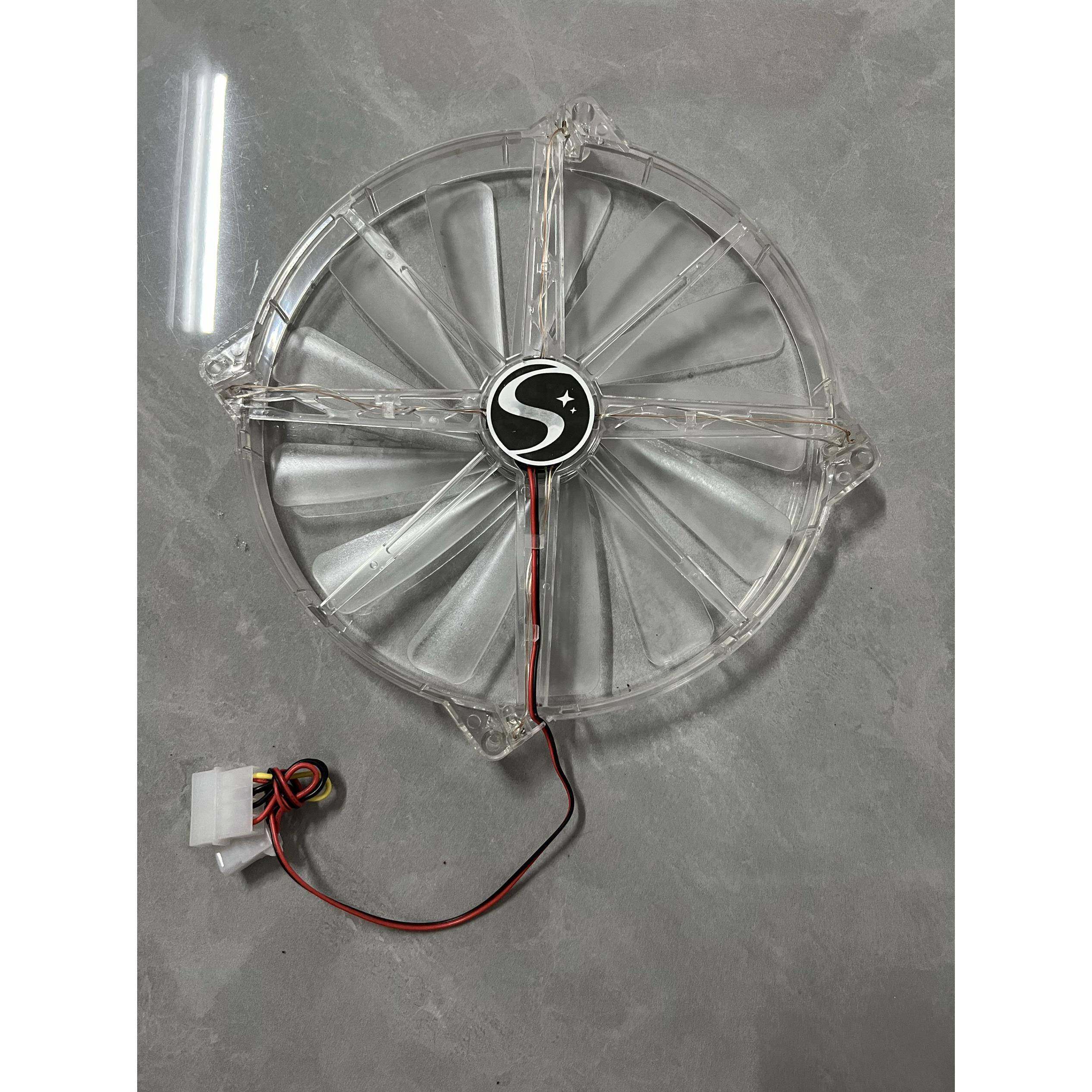 精品12V大尺寸20CM静音超薄台式电脑主机机箱风扇 20020散热器