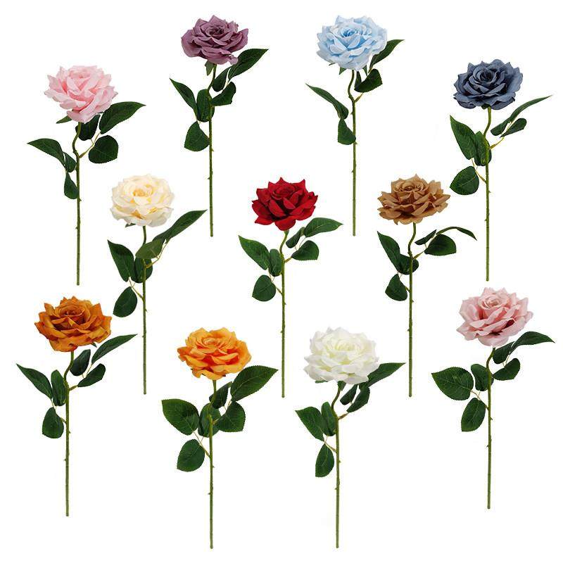 彷真花绢花 单支玫瑰花 婚庆路引家居装饰DIY插花室内 摆放 花束,家居饰品,仿真花/假花,淘宝优惠券,粉丝福利购,淘宝优惠卷