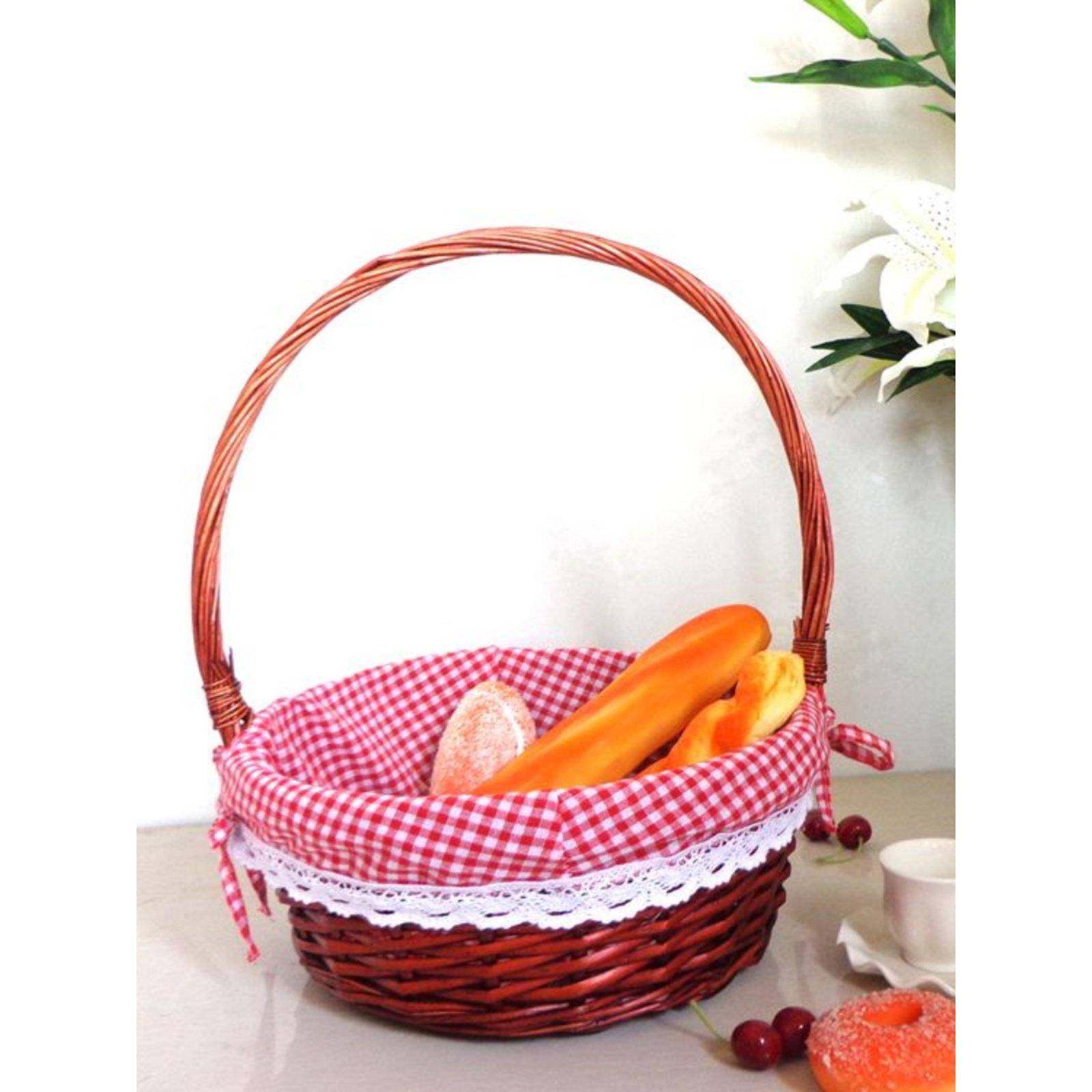 水果篮藤编包装竹编篮手提篮花篮菜篮超市购物篮编织篮野餐篮送礼,收纳整理,其他收纳篮,淘宝优惠券,粉丝福利购,淘宝优惠卷