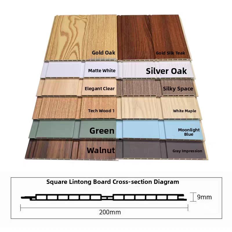 生态木墙板双75浮雕板阳台木塑吊顶室内墙板走廊墙裙幼儿园墙裙