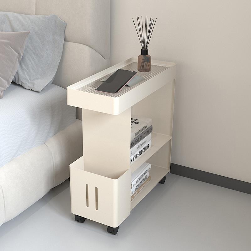 床头柜置物架极简约现代铁艺小型边几超窄20cm夹缝迷你床边收纳柜