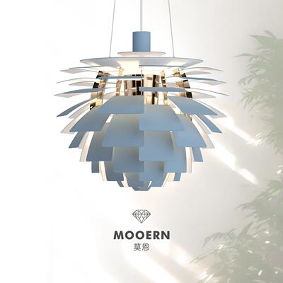 PH Artichoke松果吊灯丹麦设计师款卧室餐厅客厅灯别墅复式楼梯灯