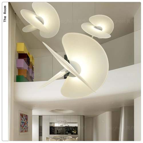 Levante创意挑空别墅复式客厅吊灯设计师餐厅灯loft现代蚕丝灯具