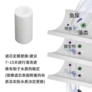 森屿海巷B 三合一 002鱼缸过滤器滤芯净水制氧水循环一体机壁挂式