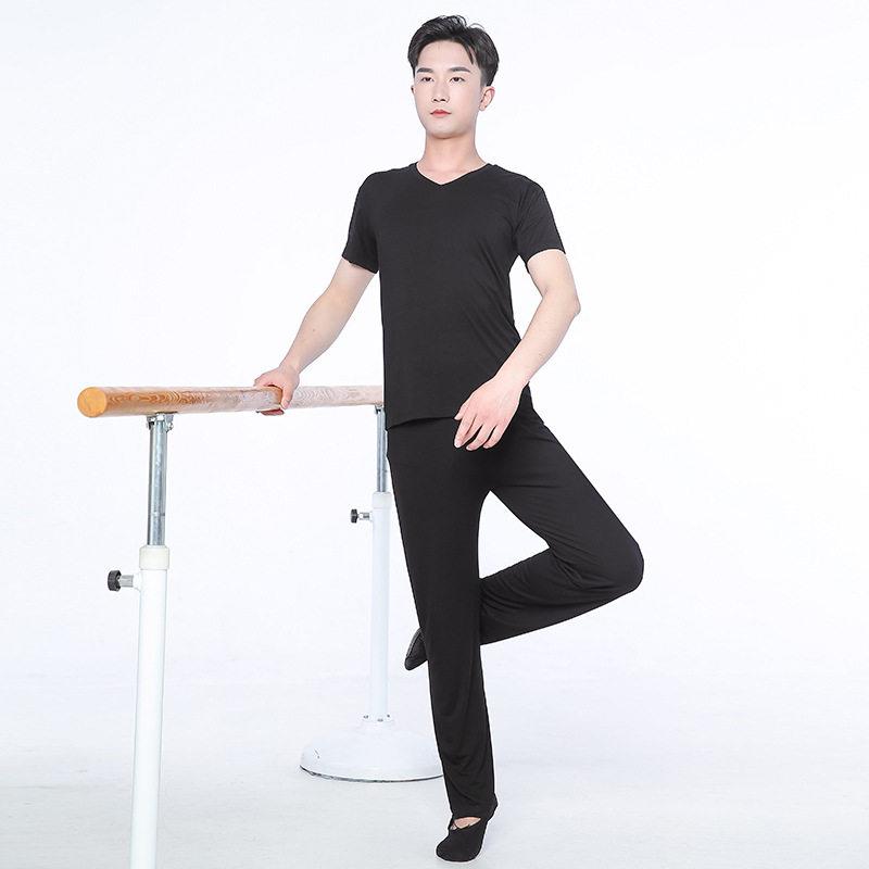舞舞蹈服练功男士宽松新男款学生形体服现服代舞莫拉丁阔腿直筒代