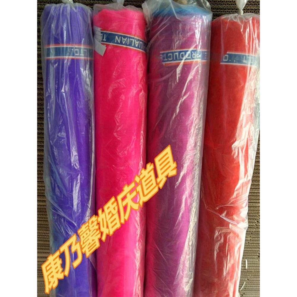 椅子靠背纱布快乐丝绸花门纱花门纱装饰纱布雪纱布装饰婚礼道具