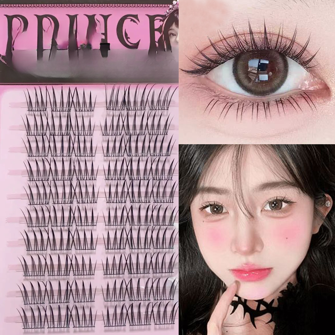 女团假睫毛大容量爱豆甜酷妈生自然素颜细梗卷翘分段式上镜女