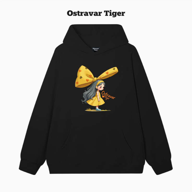 专柜新款 Ostravar Tiger潮牌2025秋冬季套头连帽黑白女卫衣外套,女装/女士精品,卫衣/绒衫,淘宝优惠券,粉丝福利购,淘宝优惠卷