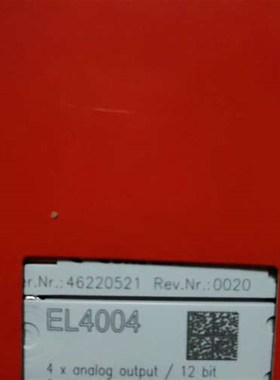 倍福EL4004,有的带走议价