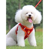 韩国背心式 狗狗牵引绳小型犬泰迪比熊博美胸背带狗狗幼犬遛狗绳狗