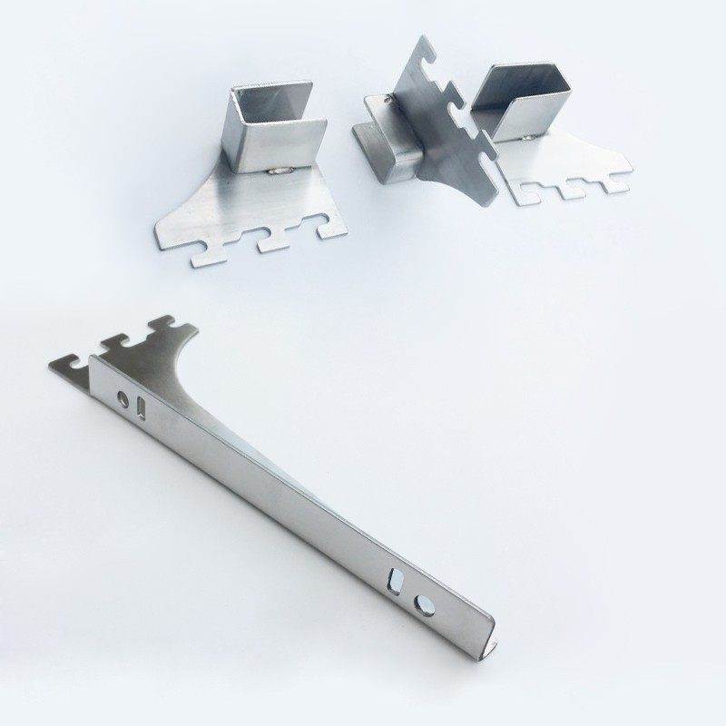 AA梯柱层板托不锈钢支架木板托不锈钢左右方管托中托横梁支撑包邮,商业/办公家具,货架附件/货架配件/洞洞板配件,淘宝优惠券,粉丝福利购,淘宝优惠卷