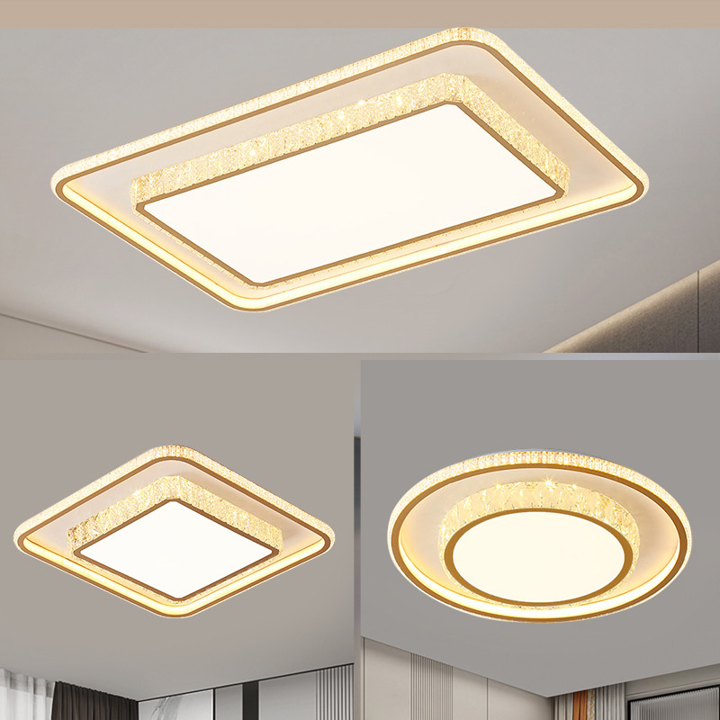 客厅水晶灯吸顶灯轻奢大气长方形大厅卧室灯具组合全屋套餐吸顶灯,家装灯饰光源,客厅吸顶灯,淘宝优惠券,粉丝福利购,淘宝优惠卷