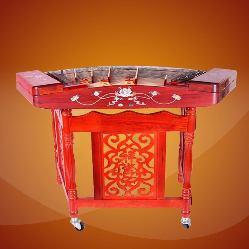 民族弹拨乐器花梨木402扬琴手工制作赠配件盒琴架防尘罩琴竹YQ-03