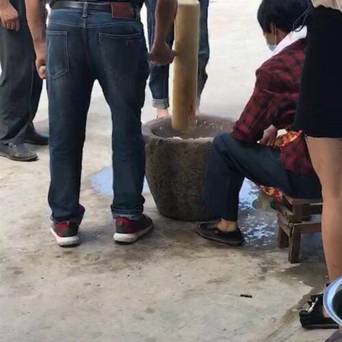 石臼锤木杵大木锤打麻糍锤打糕棰打糕木槌肉木锤年糕锤 可定做