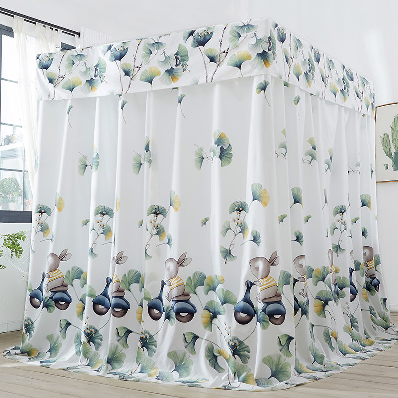 加厚家用床帘遮光卧室床幔成人床围1.8m2米透气宫廷蚊帐挡布床帐,床上用品,蚊帐,淘宝优惠券,粉丝福利购,淘宝优惠卷