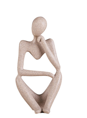 创意家居装饰品摆件思考者连底座抽象人物客厅书房办公室摆设礼物