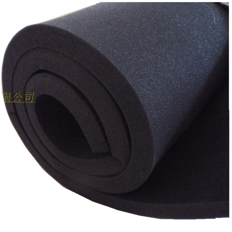 厂价中高密度黑色大块海绵垫切片隔音填充防震软包礼品盒内衬定制
