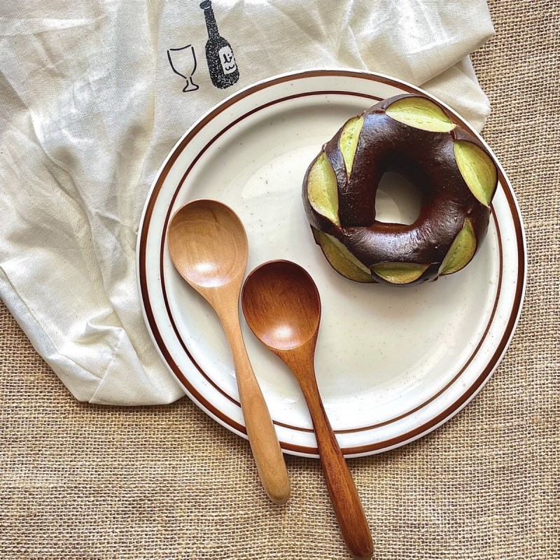 木艺日式小木勺实木饭勺木头勺子长柄小勺汤勺汤匙吃饭调羹