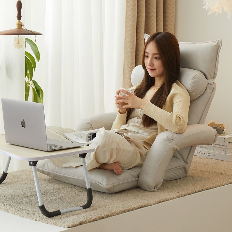 懒人沙发可躺可调节抖音爆款床上靠背椅子榻榻米飘窗宿舍单人沙发