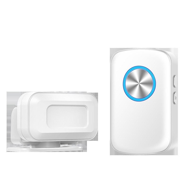 门口欢迎光临感应器店铺进门语音提示迎宾报警器超市分体门铃商用