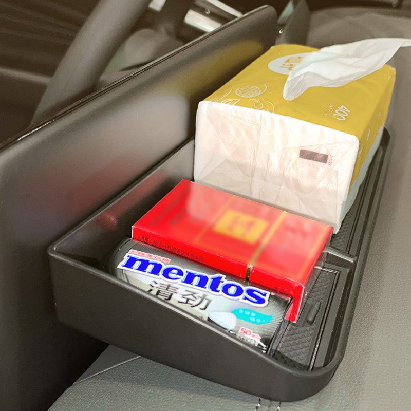 适用于大众ID4 crozz中控屏幕收纳盒车载置物储物盒汽车内饰用品