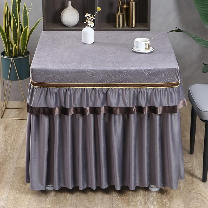 冬天2025新款烤火罩麻将机电烤炉烤火罩布套长家取暖器桌子防水