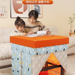 烤火桌子家用可折叠烤火炉一体取暖桌湖南省烤火架正方形2025新款