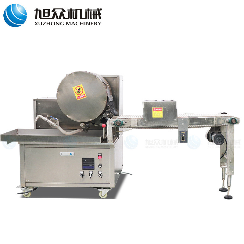 全自动大葱煎饼机商用街头美食滚筒式自动煎饼机高效快捷工厂直销