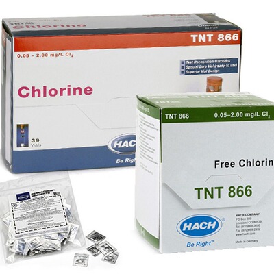 HACH 哈希1407028-CN游离余氯 PK/1000 25mL 量程：0.02-2.00mg/L