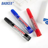 60支装 宝克白板笔可加墨水可擦黑板笔水性记号笔儿童画板笔彩色水