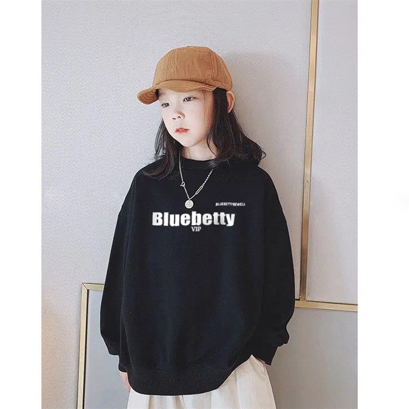 女童长袖T恤秋装2023新款女中大童卫衣加绒加厚冬季儿童女孩上衣,童装/婴儿装/亲子装,卫衣/绒衫,淘宝优惠券,粉丝福利购,淘宝优惠卷