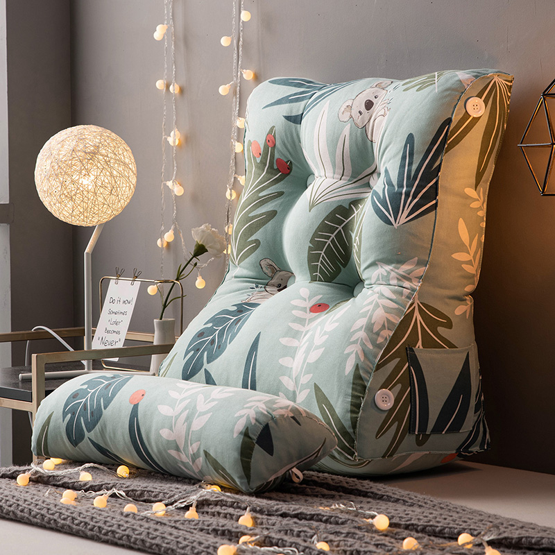 床头大靠垫护颈护腰床上靠背三角沙发软包榻榻米腰靠枕可拆洗